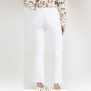 MOTHER The Tripper Ankle Fray in LayoveR/white - like new